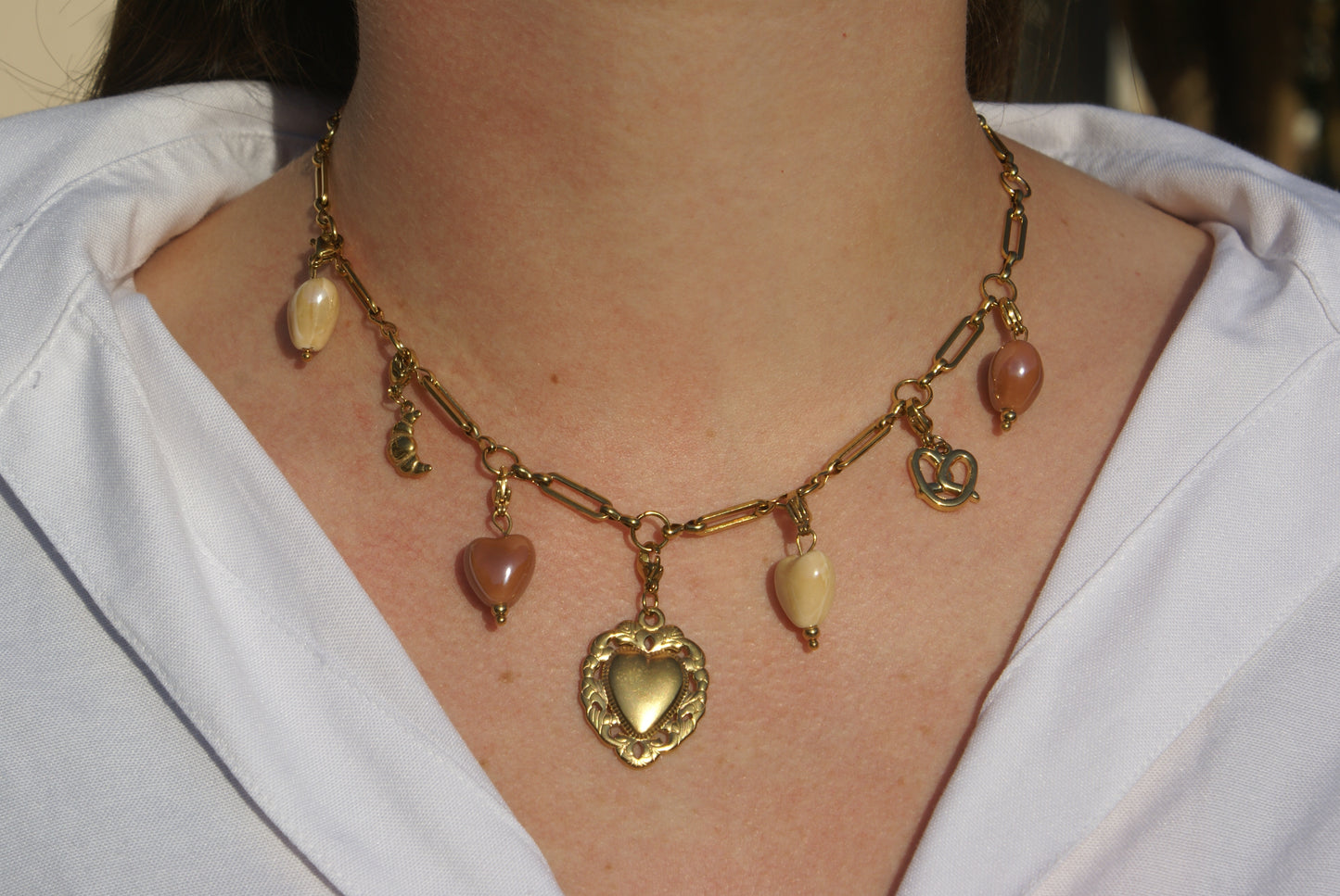 Cœur céramique latte