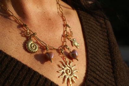 Coeur céramique chocolat